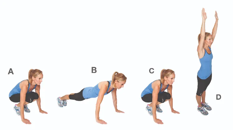 Burpees for weight loss are the best bodyweight exercises for the entire body.