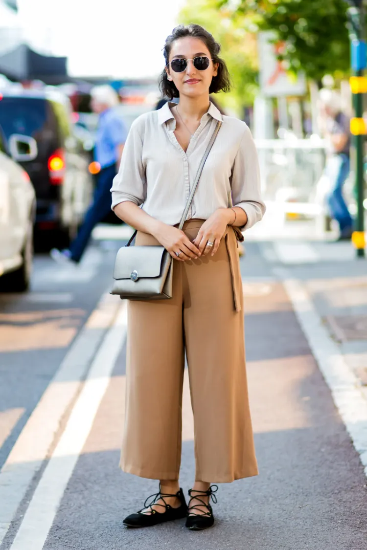 Cullotes Modetrend 2022 Business Outfit Sommer Frauen