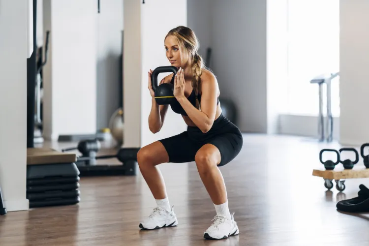 Full Body Workout for Weight Loss Execution of Kettle Bell Swings