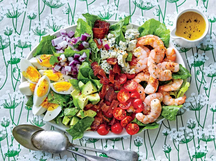 Garnelen Kob Salat schnelle Sommergerichte für Gäste