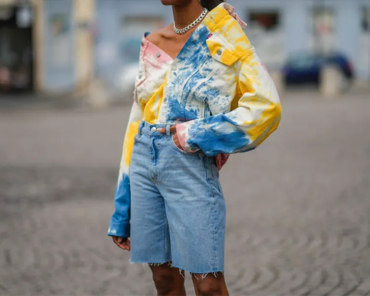 Jeans Shorts Modetrend Sommer Street Style Trends 2022