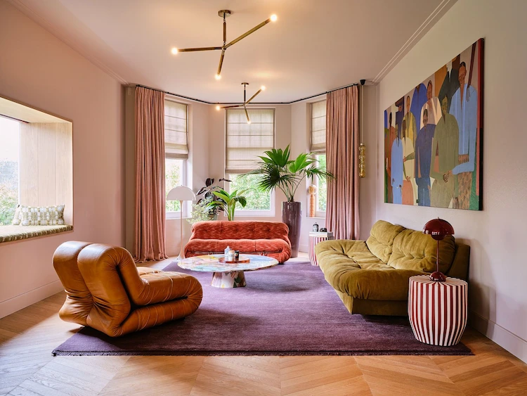 Moderne Wohnzimmer 2022 - inspirierende Designs für farbenfrohes Wohnen
