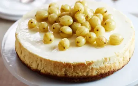 Stachelbeeren Cheesecake Rezept für den Sommer