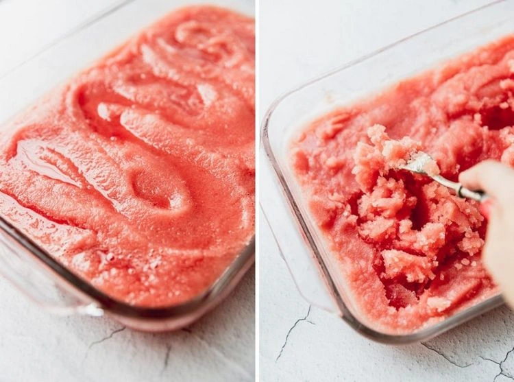 Wassermelonen-Granita - leckeres, einfaches Rezept für den Sommer