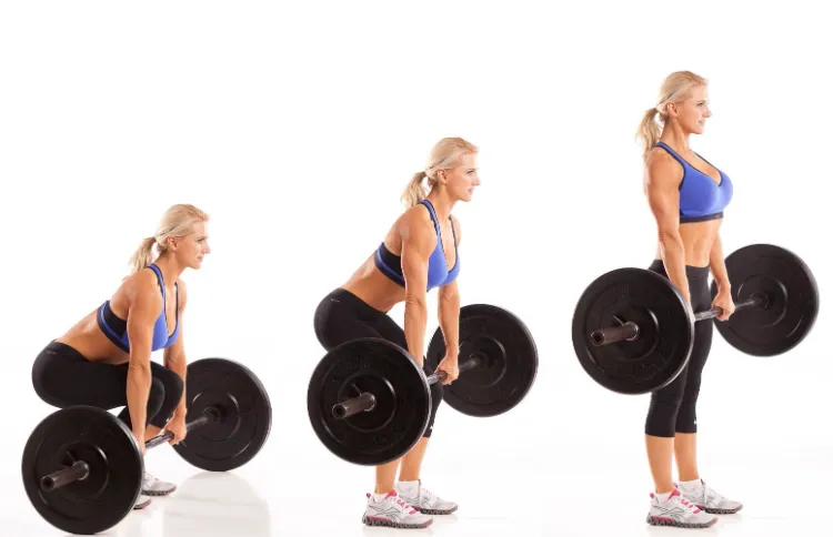 best exercises for total body weight loss performing barbell deadlifts