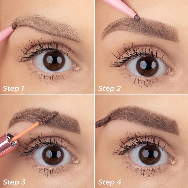 Augenbrauen formen mit Brauenstift Lücken in den Augenbrauen füllen Produkte
