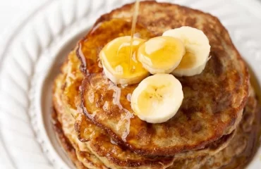 Bananen Haferflocken Pancakes 3 Zutaten Frühstück