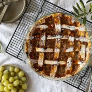 Dieses wunderbare Dessert ist zu gleichen Teilen süß und sauer