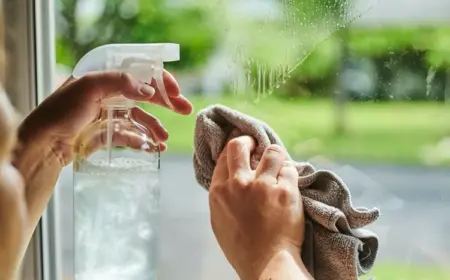 Fenster streifenfrei putzen mit Hausmitteln