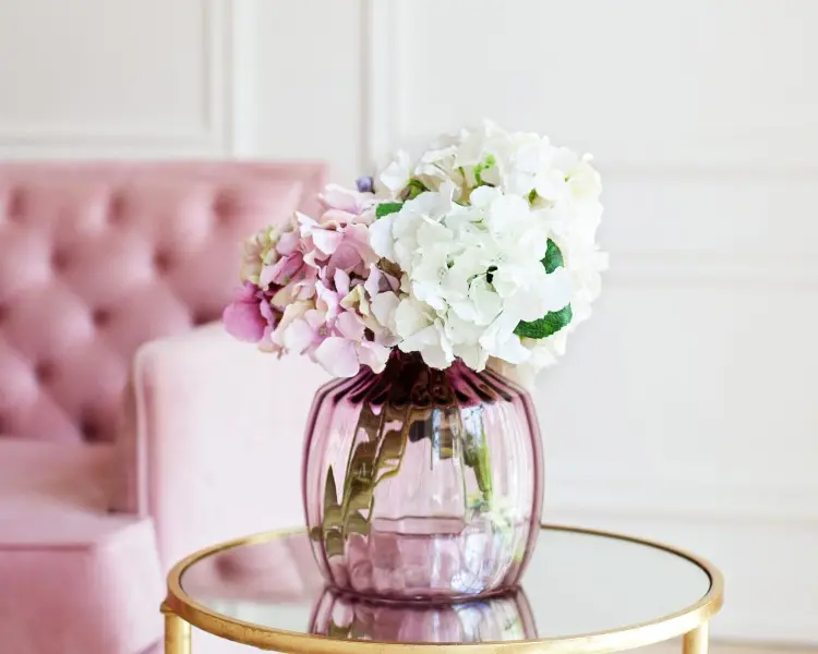 Hortensien in der Vase frisch halten nützliche Tipps