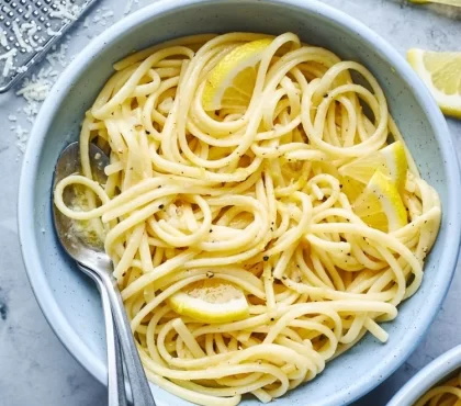 Rezepte für Pasta al Limone - leckeres und schnelles Abendessen zubereiten