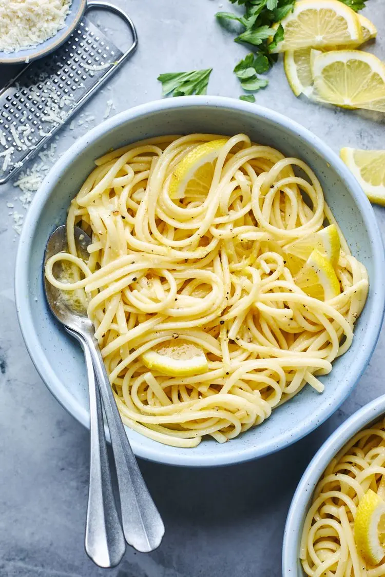 Rezepte für Pasta al Limone - leckeres und schnelles Abendessen