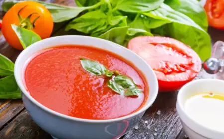 Tomaten Rezepte italienisch klassische Tomatensuppe Rezept