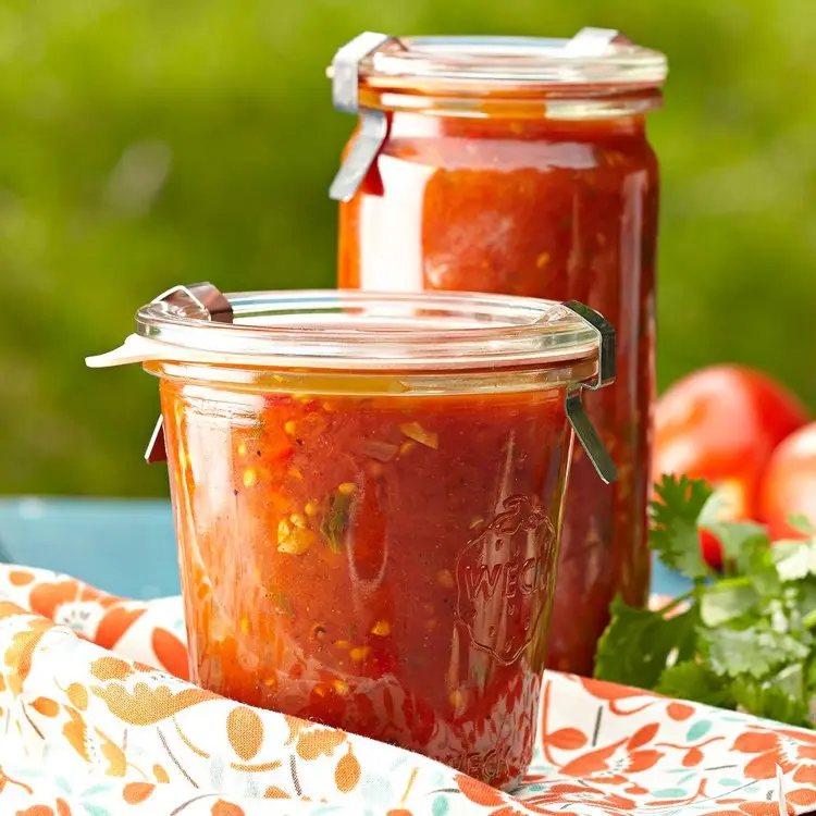 Tomatensoße einkochen und einfrieren Anleitung