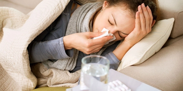 Wenn Sie zu Hause bleiben, hilft das Ihrer Genesung und verhindert, dass die Grippe auf andere Menschen übergreift