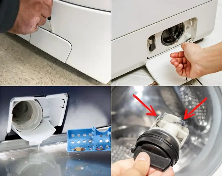 Wie kann ich das Flusensieb der Waschmaschine reinigen - Tipps und Anleitung