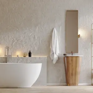 klassische badezimmergestaltung im mediterranen stil mit modernen elementen kombiniert