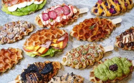 Croissant Waffeln Rezept welche Toppings für Waffeln