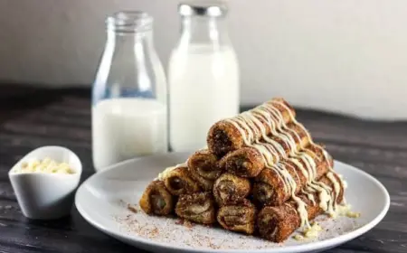 French Toast Rolls mit Zimt und Zucker