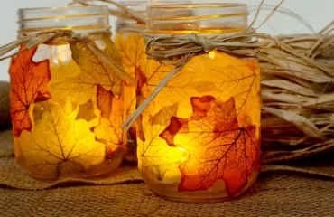 Herbstlaub Deko selber machen und Ihr Zuhause mit faszinierenden, farbenfrohen Basteleien für die Saison erfrischen