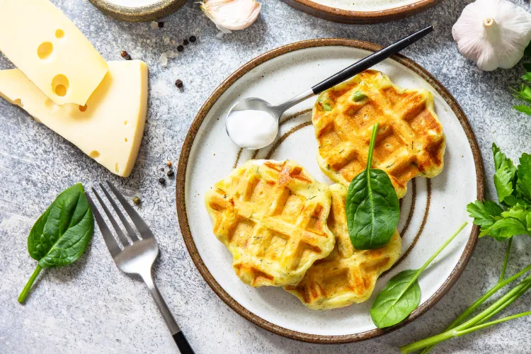 Kartoffelwaffeln altes Rezept günstige Abendessen Gerichte mit Kartoffeln