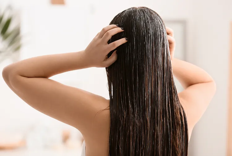 Kokosöl Haarspülung ohne Ausspülen selber machen trockenes Haar Haarpflege Tipps