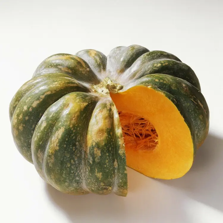Peel Pumpkin - Nutmeg squash has a hard shell that cooks slowly.