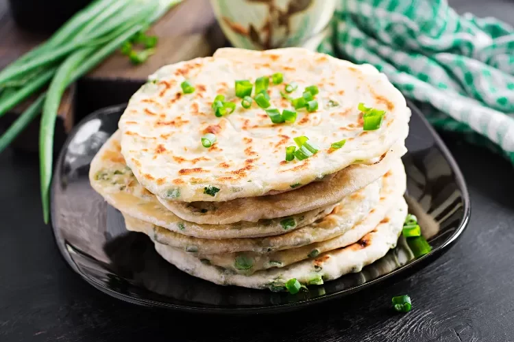 Naan Brot Beilage Dips zu Fladenbrot Vorspeise