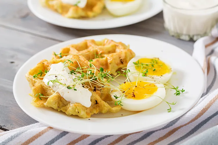 Rezept Kartoffelwaffeln aus Püree Kartoffeln Rezepte Abendessen