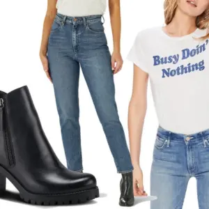 Welche Schuhe zu Mom Jeans passen - Ankle Boots