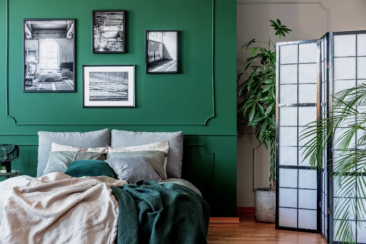 Wolken Decke Led Wohnung umgestalten welche Wandfarbe im Schlafzimmer