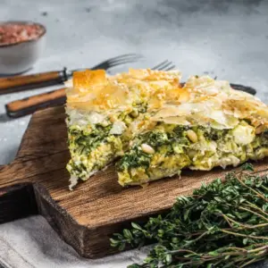 griechische Spanakopita Rezept Blätterteig selber machen