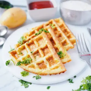 herzhafte Frühstücksrezepte saarländische Kartoffelwaffeln Rezept