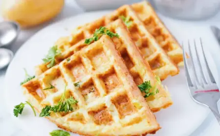 herzhafte Frühstücksrezepte saarländische Kartoffelwaffeln Rezept