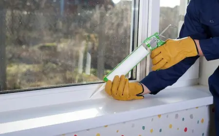 kartuschenpistole mit silikondichtstoff verwenden und im innenraum fenster abdichten vor der wintersaison