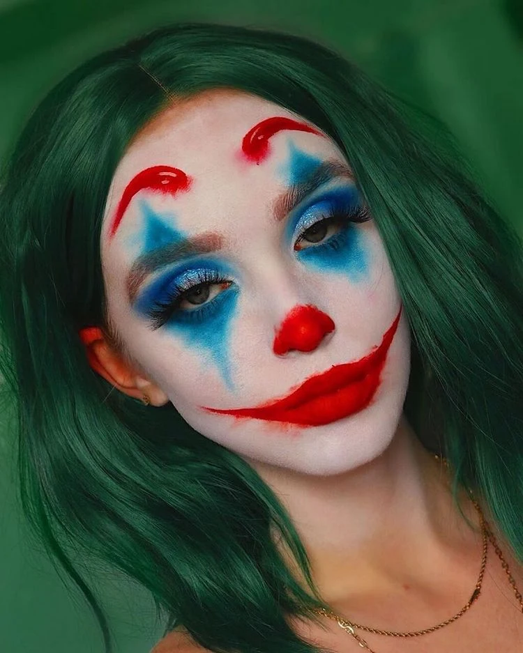 Der gruselige Joker als Schminkidee für Halloween