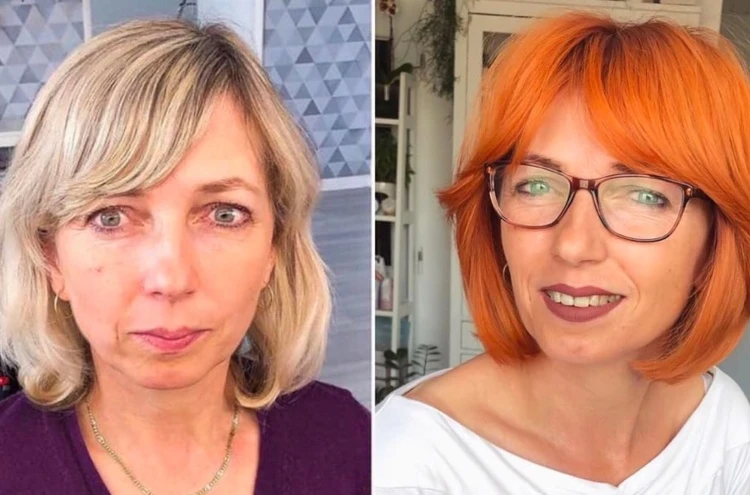 Frisuren ab 50 für Frauen mit Brille, die Jünger und älter aussehen lassen
