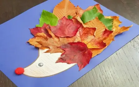 Herbst-Basteleien aus Papier und Blättern für Kinder aller Altersgruppen - niedliche DIY-Ideen für die Kleinen