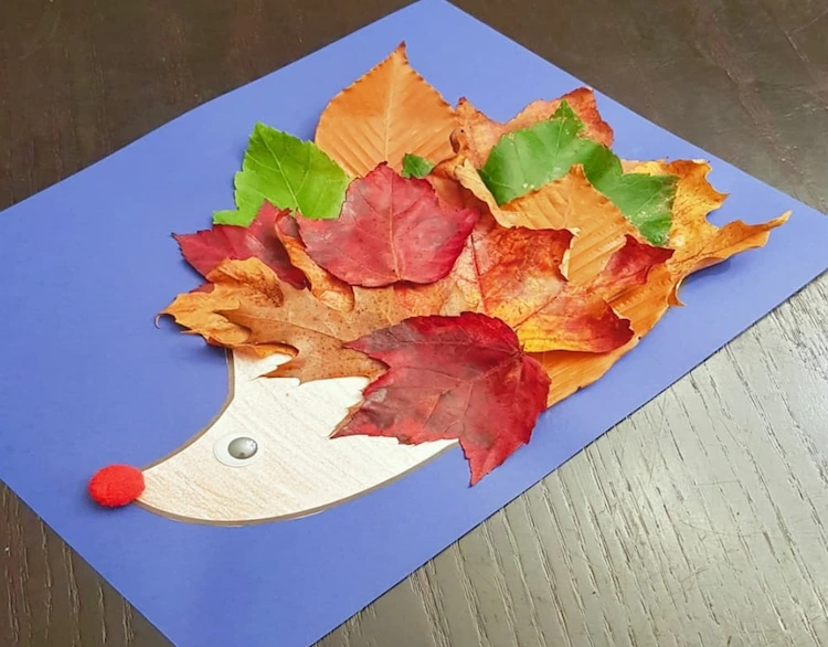 Herbst-Basteleien aus Papier und Blättern für Kinder aller Altersgruppen - niedliche DIY-Ideen für die Kleinen