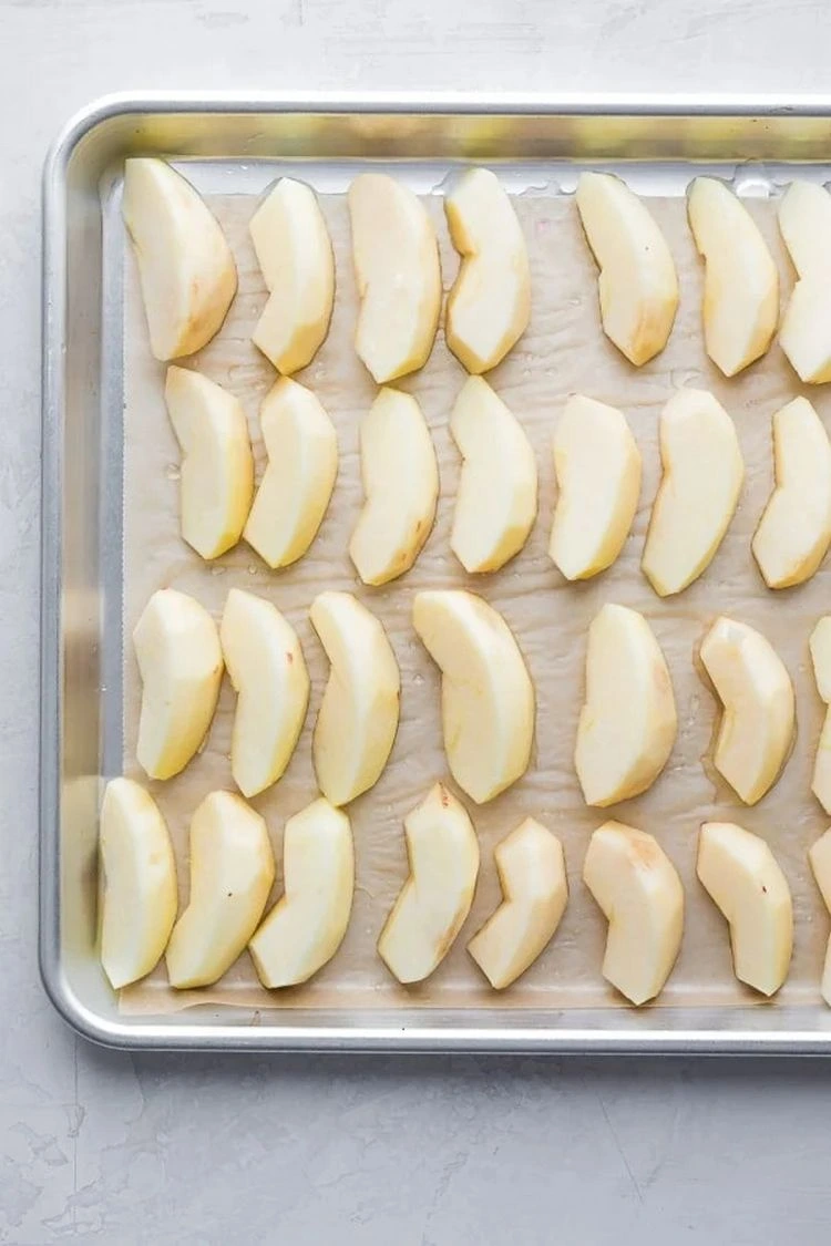 Idee, wie Sie Äpfel einfrieren können