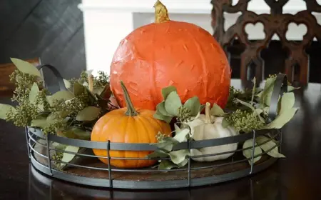 Kürbis basteln aus Pappmaché als Herbstdeko und zum Halloween - Mit unseren Tipps und Anleitungen schaffen Sie es