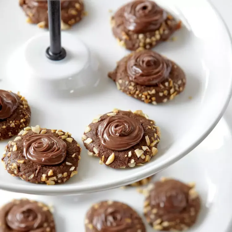 No bake cookies Rezepte Nutella Kekse ohne Backen