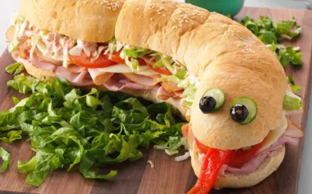 Partyfood Rezepte Halloween-Party Halloween Sandwiches ohne Backen