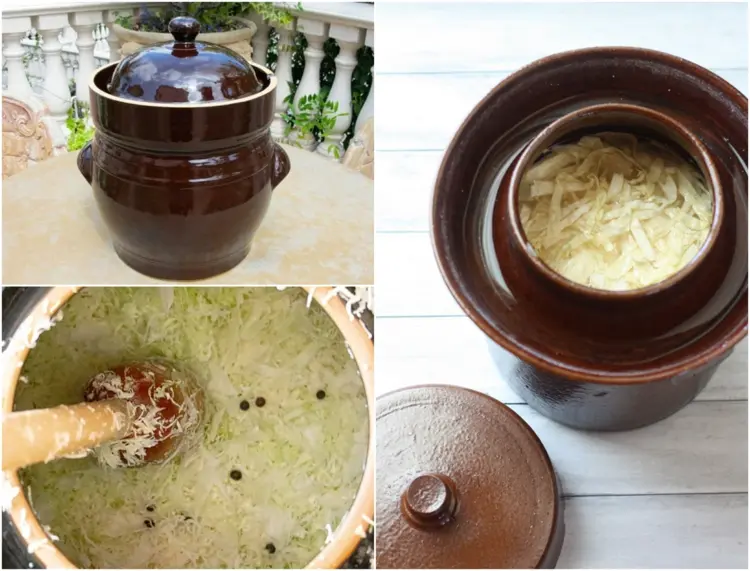 Make your own sauerkraut and refine it in a fermentation pot
