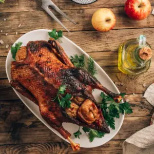 Weihnachtsessen Rezepte wie lange Ente braten im Ofen