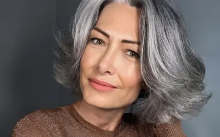 Welche Strähnchen für graue Haare liegen im Trend und verleihen Ihrer Frisur einen glänzenden Look