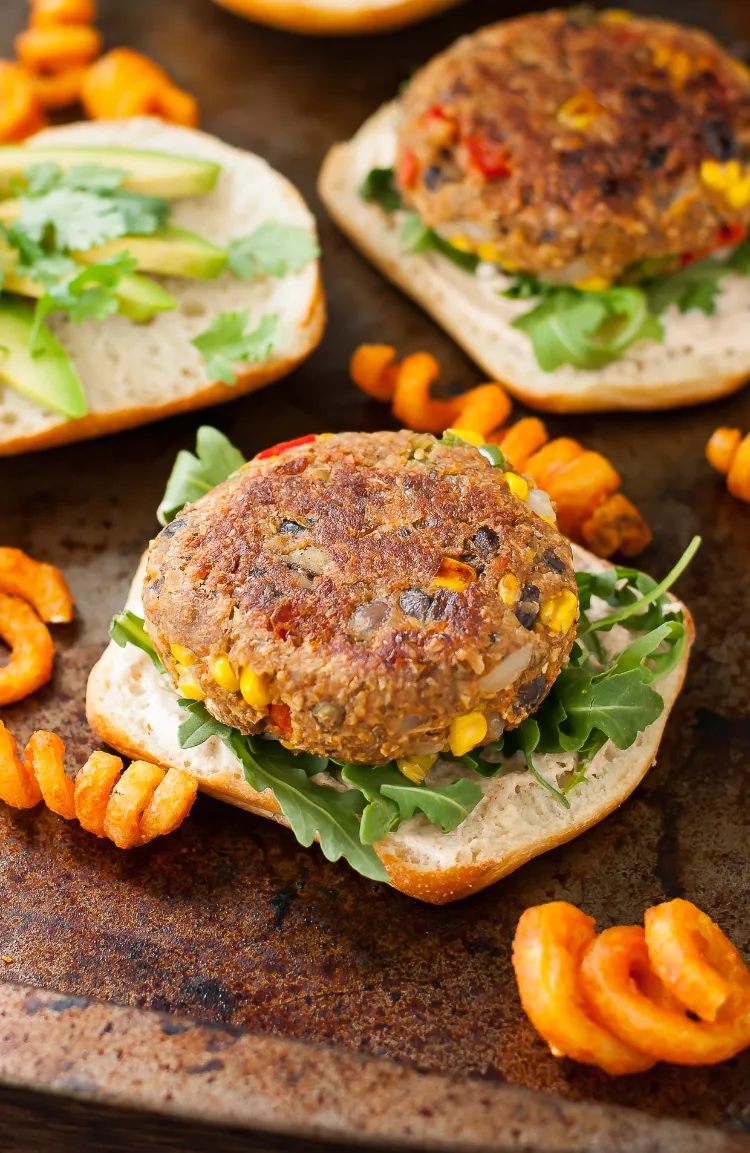 vegane Burger Patties Kidneybohnen Frikadellen ohne Fleisch
