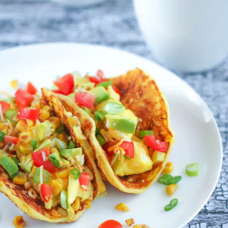 vegane Pfannkuchen Rezept was sind Pancake Tacos Foodtrend 2022