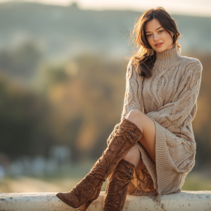 welche schuhe zum strickkleid tragen