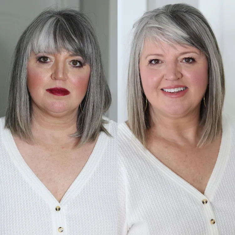 welcher Lippenstift für Frauen ab 50 Make-up Fehler die älter machen